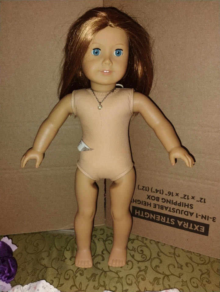 American Girl Doll Emily Bennett, red hair, blue eyes. Three outfits - Image 4 of 4