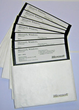 Microsoft Windows 3.1 Operating System on 5.25" Floppy Diskette Set of 7 1994