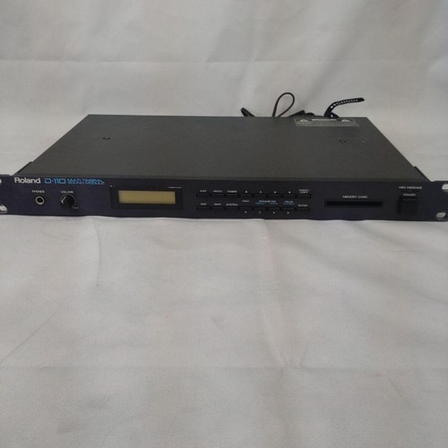 ROLAND D-110 MIDI Sound Module DTM DAW Synthesizer A7616_3 Used Tested Working
