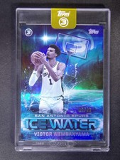 49/49≈1/1 2025-26 Topps 3 Three Victor Wembanyama Ice Water