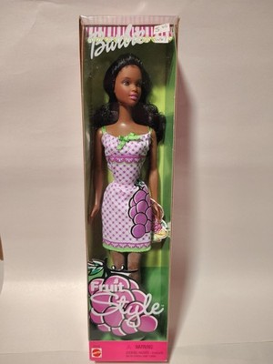 2001 Mattel Fruit Style Grape Barbie African American #55590 NRFB