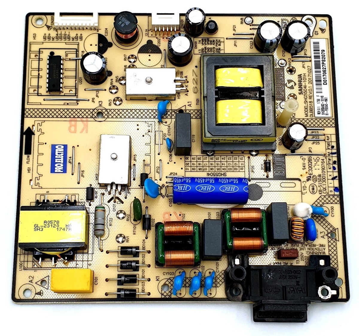 Power Supply TV STRONG SRT 43UA6203 SHG5504I-101H 81-PBE043