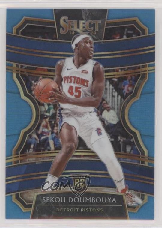 2019-20 Panini Select Concourse Light Blue Prizm 279/299 Sekou Doumbouya #71 0a6