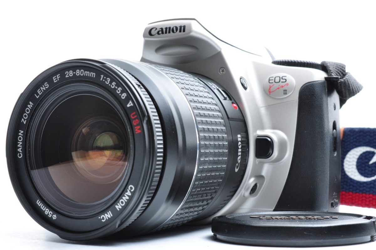 Canon EOS Kiss III Film Camera EF 28-80mm F/3.5-5.6 4ⅤUSM Near