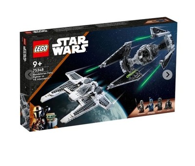 LEGO Star Wars 75348 Mandalorian Fang Fighter vs. Tie Interceptor