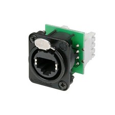 Ace Backstage Co. C-15145 CONNECTRIX Neutrik BLACK RJ45 CAT5 110 IDC Panel
