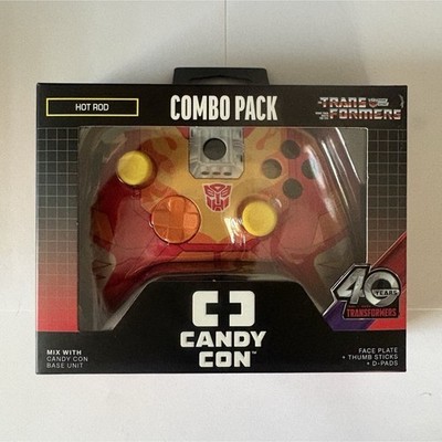 *New* Candy Con Hot Rod Faceplate Combo Pack Red Yellow for Controller Base Unit