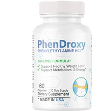 PhenDroxy, Supports Weight Loss, Healthy Metabolism & Energy- 60 Capsules