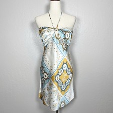 REFORMATION Women's Size 8 L'isola De Capri Print Sorrentine Silk Mini Dress