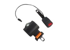 UNIVERSAL FORKLIFT BELT - SEAT RETRACTABLE ORANGE W/SWITCH 62"