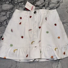 Vintage Gymboree Girls Size 4T Mini Skort Fruits NEW