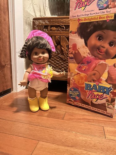 Poupée Galoob Baby Face AA So Delightful Dee Dee – Noire – MIB