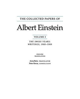 The Collected Papers of Albert Einstein, Vol. 2