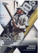2020 Topps Chrome Honus Wagner Decade of Dominance Die Cut Card No. DOD-11