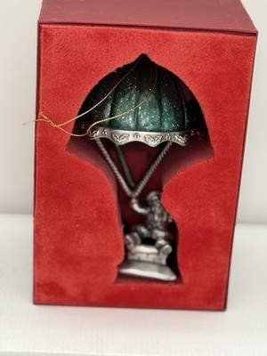 Lenox Kirk Stieff   Santa s Journey Hot Air Balloon Pewter Ornament MIB w/ Box