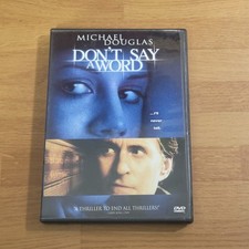 Don't Say a Word DVD, 2002 Michael Douglas, Famke Janssen --