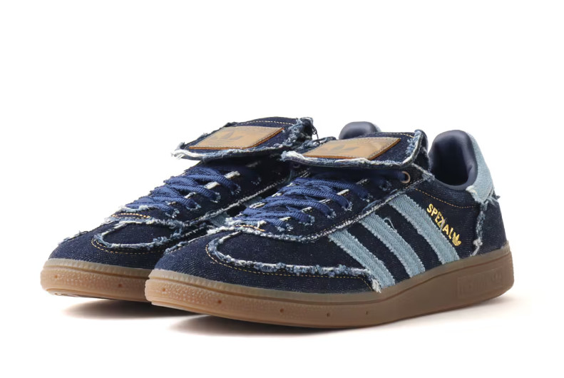 atmos x adidas Handball Spezial LT KJ5754 Denim Men's Size Custom image 4
