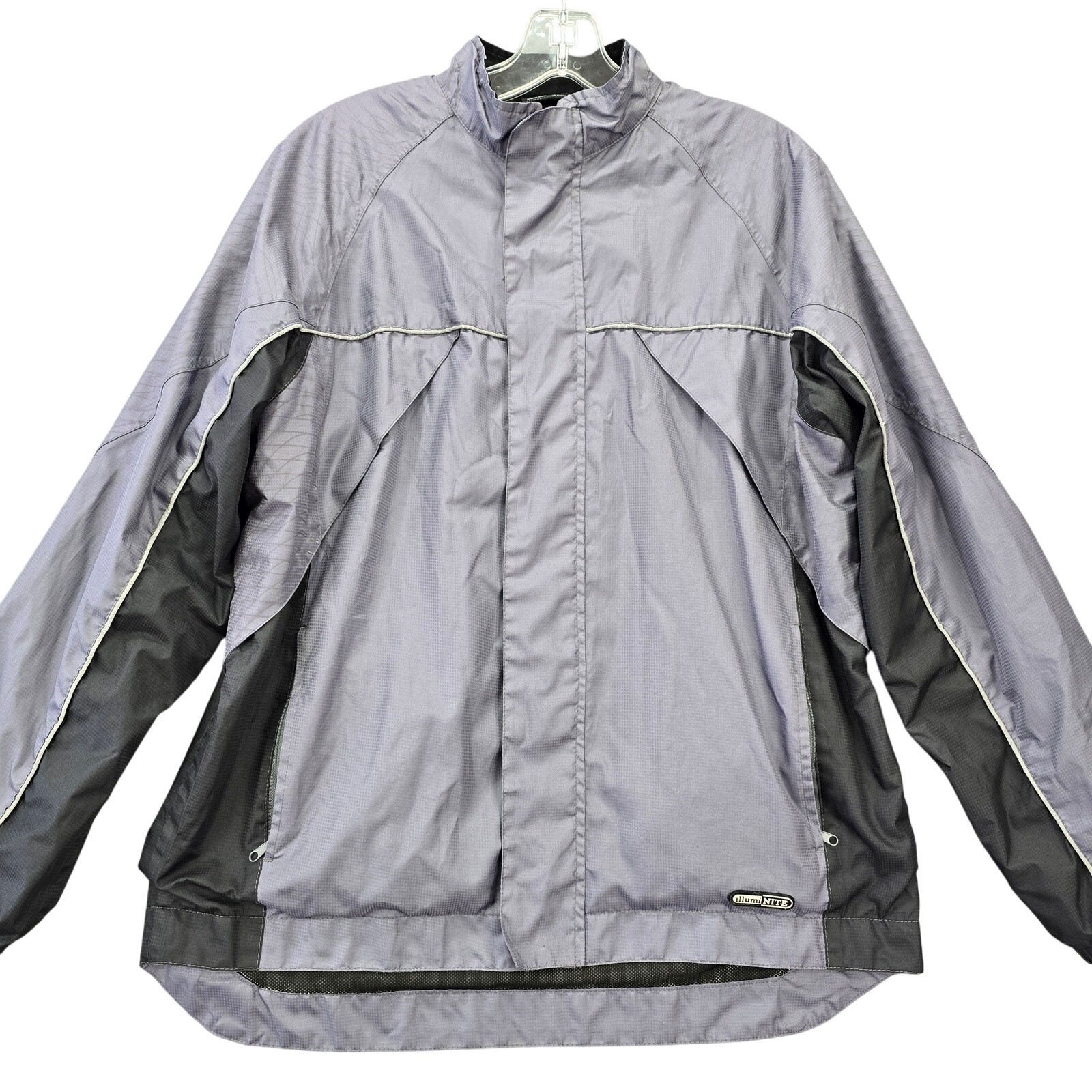 IllumiNITE Reflectivewear Gray Jacket Classic Ful… - image 1