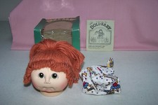 Little Doll Baby 3174 Doll Head with Ponytail Strawberry Red 1984 Martha Thomas