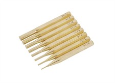 8 pc Brass Pin Punch Set 1/16 "To 5/16"