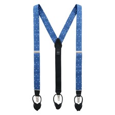 Trafalgar Men's Polka Dot Convertible Suspenders