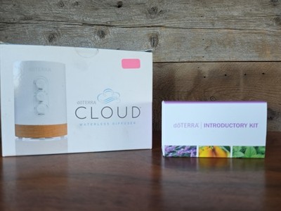 Doterra Cloud Waterless Diffuser Essential Oils with Power Cord & Oils