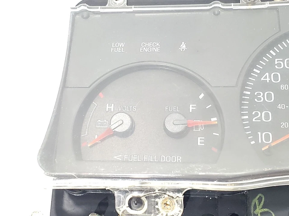 Ford Crown Victoria 1998 2000 fabricante de equipos originales velocímetro de vidrio plexi roto F8AF-10C956-AA Foto 2 de 4