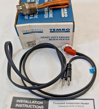3500013 Zerostart Cat 3176 C10 C12 Engine Block Heater 1500w 120v 1 In Npt New 3500013 Zerostart Cat 3176 C10 C12 Engine Block Heater 1500w 120v 1 In Npt New
