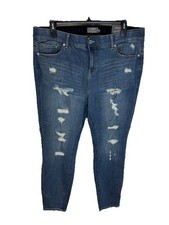 Torrid Jeans Womens 22R Blue Bombshell Skinny Premium Stretch Lycra Denim Pants