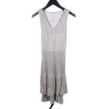 Vintage Fairycore Metallic Crochet Vintage Aesthetic Womens Tiered Midi Dress