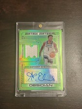2022-23 Panini Obsidian Matrix Material Autos Anthony Edwards MM-AET /20