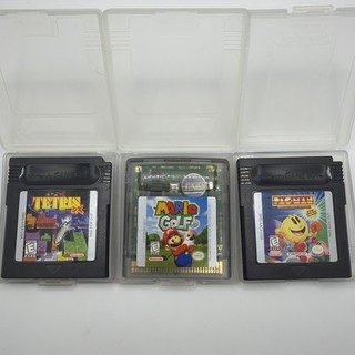 Nintendo Game Boy/Game Boy Color Lot 3: Tetris DX Mario Golf PAC MAN TESTED