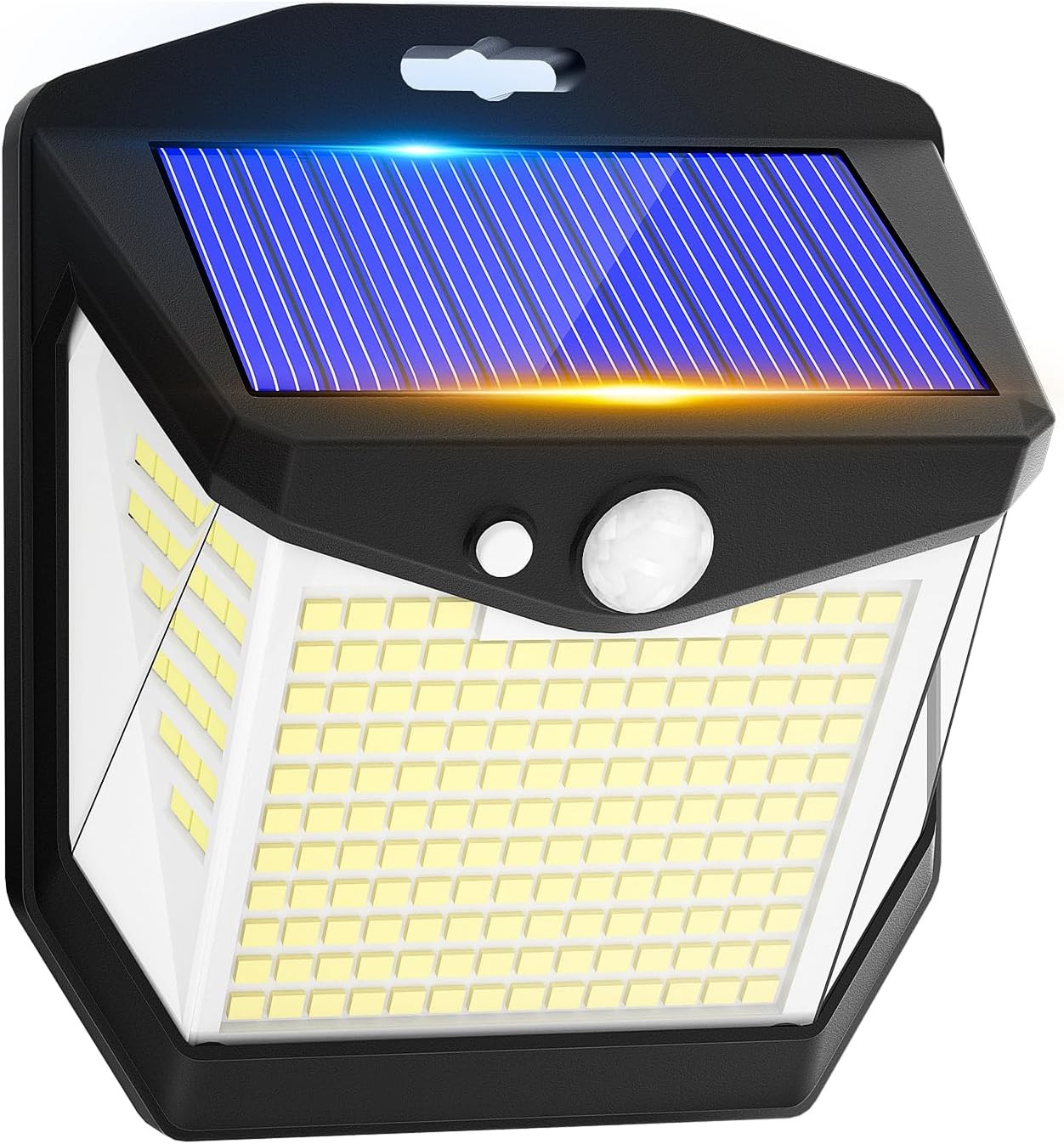 Vanranger Luz Solar LED Exterior Jardin: 270° Farolas Focos 248 LED Luces
