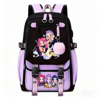 Kawaii Anime Cartoon Character Backpack School Bag Teen Girls Boys Cute Daypack