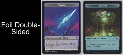 【MTG】Premium Foil Token set MTG Foil Double-sided Token - KHM - Shard / Treasure -H437 | eBay