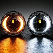 LED Fog Lights with DRL/Turn Signal Compatible with 07-13 Chevy Avalanche 07-...
