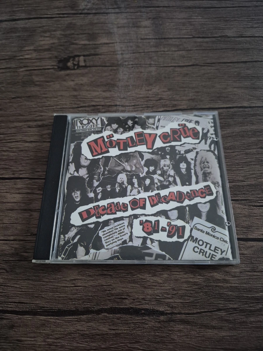 Motley Crue Decade Of Decadence for sale | eBay