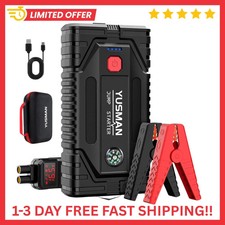 Heavy Duty Truck Battery Booster Pack Jump Starter Box Portable 6250amps Power
