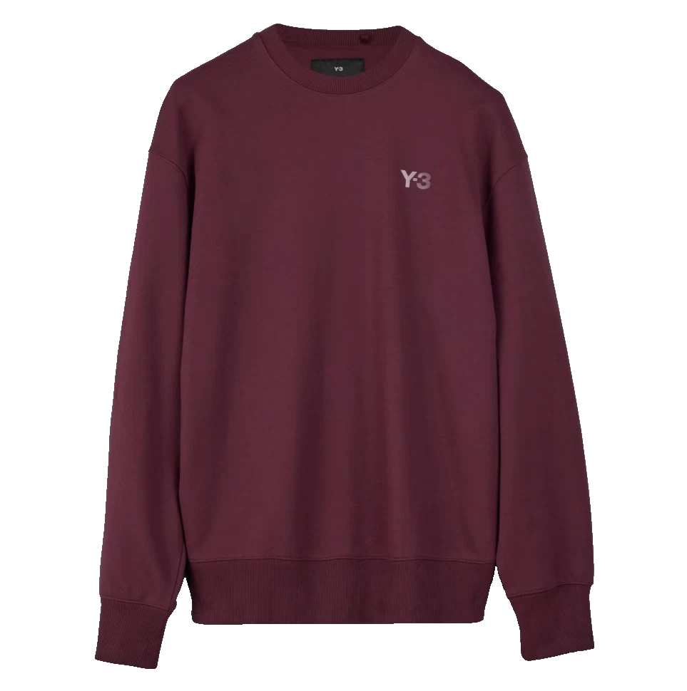 Y-3 French Terry Crew Sweater Shadow Red IV5582 adidas Sweatshirt