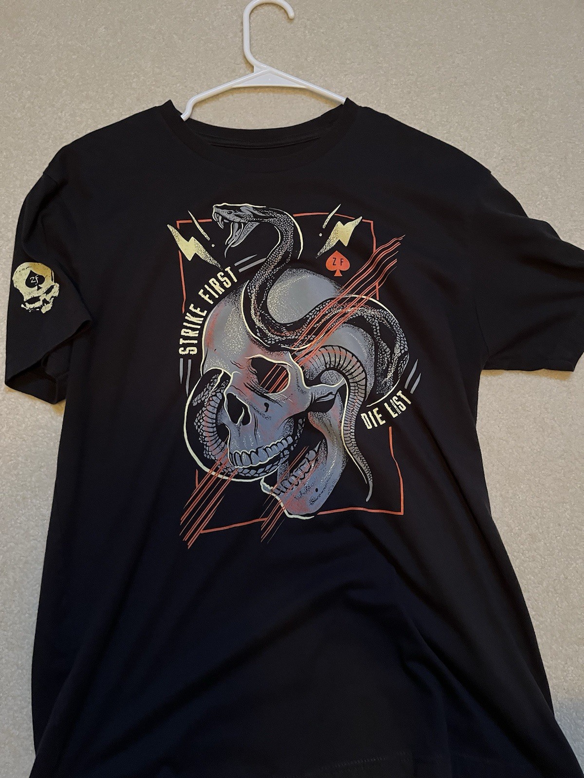 Zero Foxtrot Strike First Die Last Graphic Tshirt… - image 1