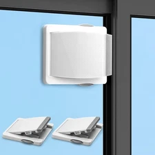 Sliding Door Lock, 2PCS Upgraded Sliding Door Child Lock for Sliding Glass Doors