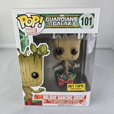 Funko POP! Marvel Guardians of the Galaxy Groot Holiday #101 DAMAGED BOX