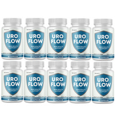 URO FLOW Men  s Prostate  Urinary Support Saw Palmetto Formula 10 Bottles 