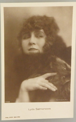 Foto Autogrammkarte tschechische Schauspielerin Lyda Salmonowa (145532)