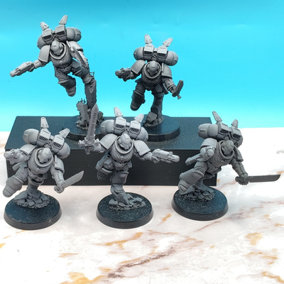#ad #ad Primaris Vanguard Vet Squad Conversion with Inferno Pistols and Power Swords $24.99
