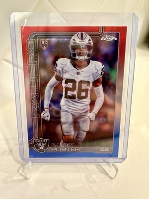 2025 Topps Chrome - Darien Porter #367 Red White & Blue Refractor