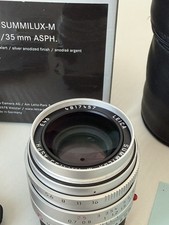 LEICA SUMMILUX-M 35mm f1.4 ASPH. 6-bit #11675 Silver 