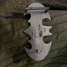 Vintage Batman Belt Buckle DC Comics Licensed Cast Metal Bat Logo 1980s