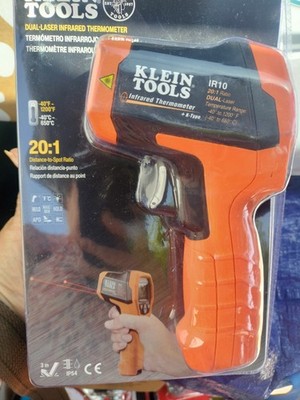 Klein Tools IR10 | 20:1 Dual Laser Infrared Thermometer