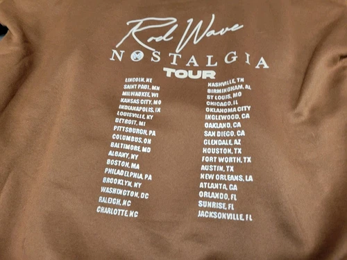 Rod Wave Hoodie Black Nostalgia Tour 2023 Size Med Adult - Picture 15 of 21